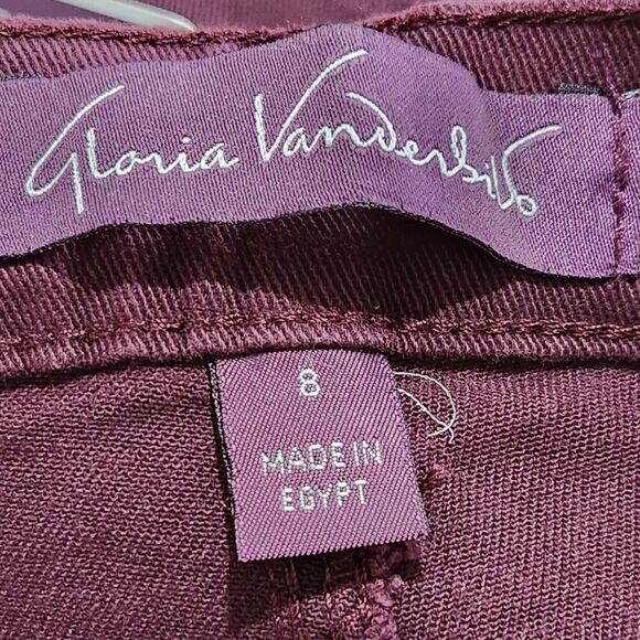 Gloria vanderbilt amanda slimming jeans Size 8 Color Wine Stretch Soft Touch - Picture 6 of 16